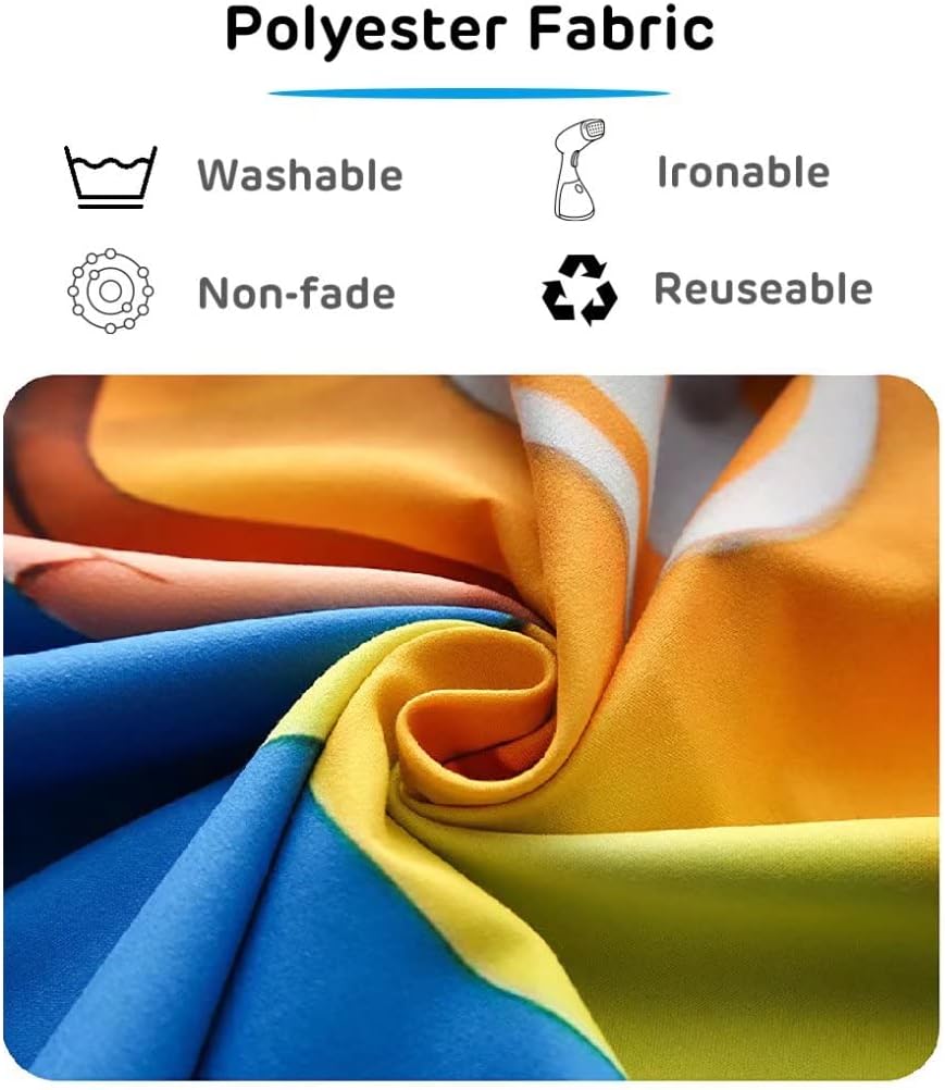 BELECO Tie Dye Tapestry Wall Hanging 70x47 Inch Colorful Spiral Tie Dye Party Decorations Watercolor Rainbow Tapestry 60s 70s Hippie Supplies Tie Dye Tapestries for Bedroom Living Room Dorm Decor