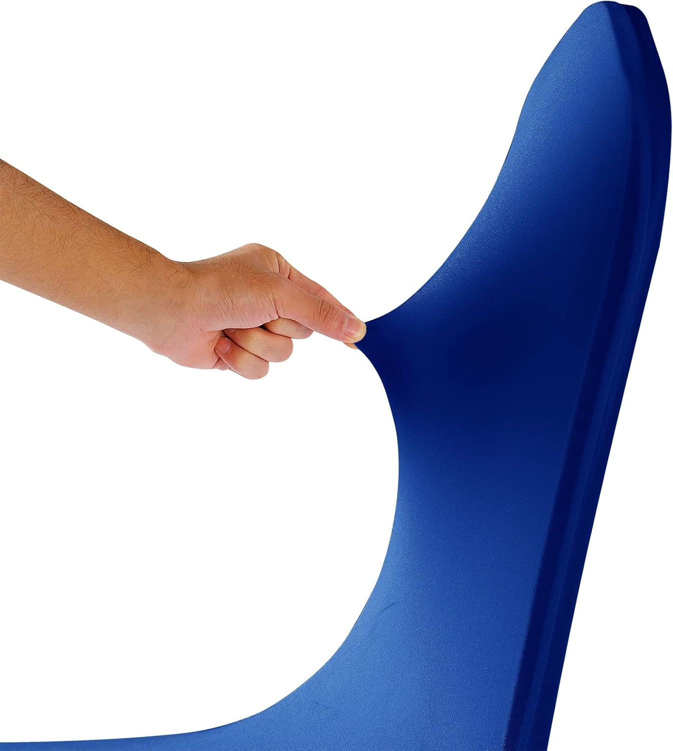 Spandex Chair Covers, 12PCS, Removable Washable Protector Stretch Covers for Living Room, Party, Banquet, Wedding Event, Hotel (Royal Blue)