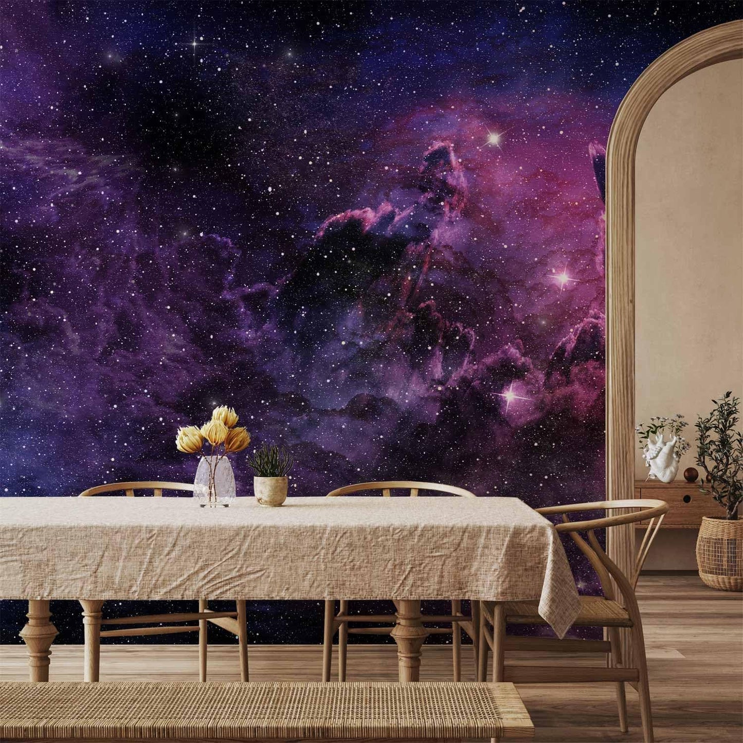 artgeist Premium Wall Mural Cosmos Galaxy 157x110 in - XXL Non-Woven Wallpaper Fleece Wall Decor Photo Print Picture Image Design Home a-C-0022-a-a