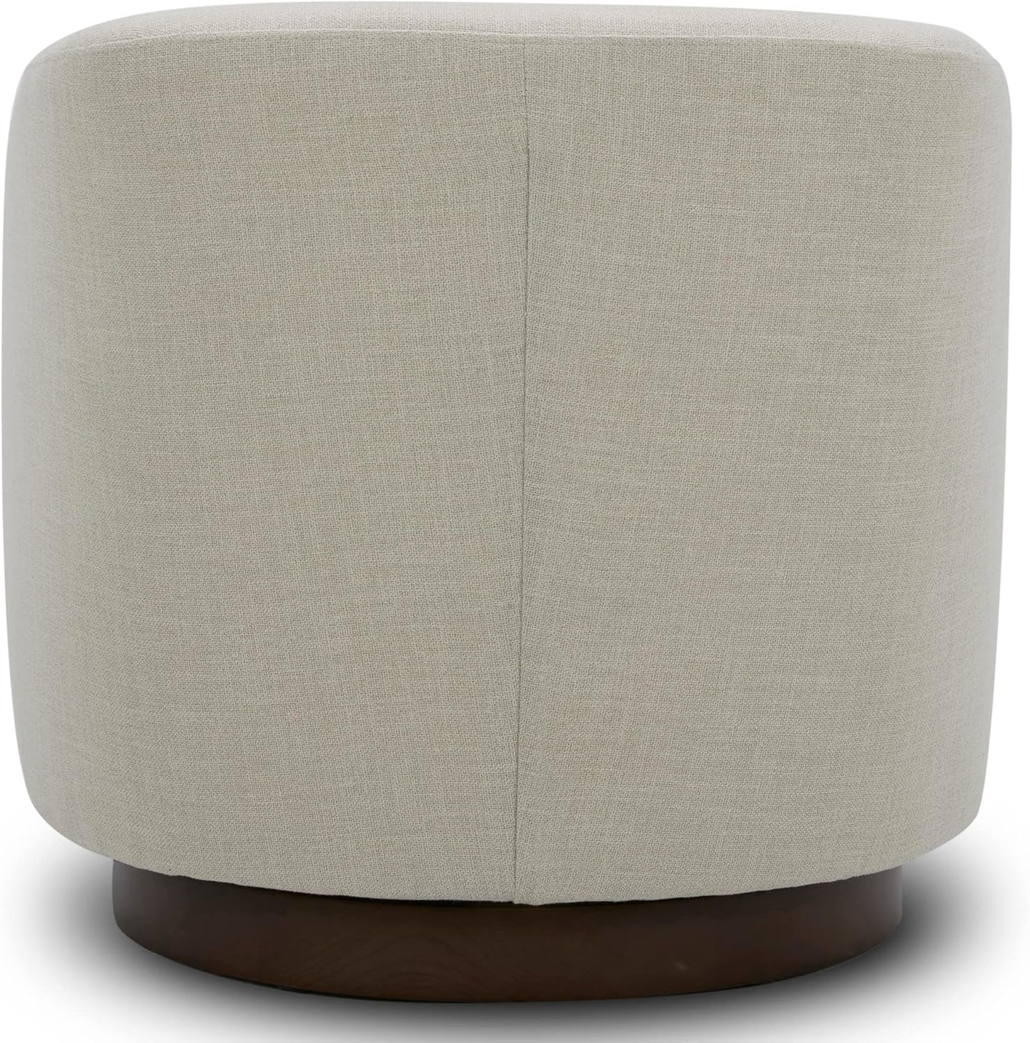 CHITA Swivel Accent Chair, FSC Certified Upholstered Fabric Barrel Chair for Living Room Set of 2, Fully Assembled, Linen