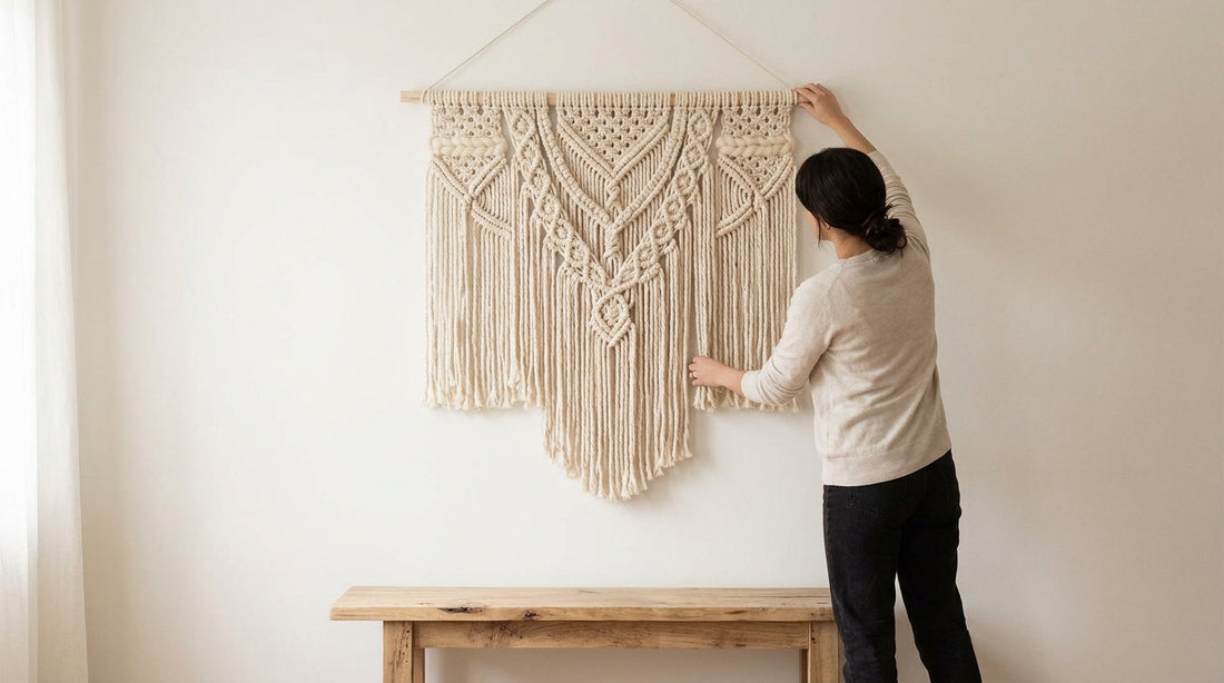 How to Use Neutral Wall Hangings to Add Depth Without Art