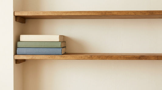 How to Style Your Shelves with a Mix of Books and Ceramics
