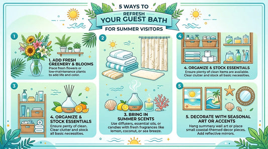 5 Ways to Refresh Your Guest Bath for Summer Visitors