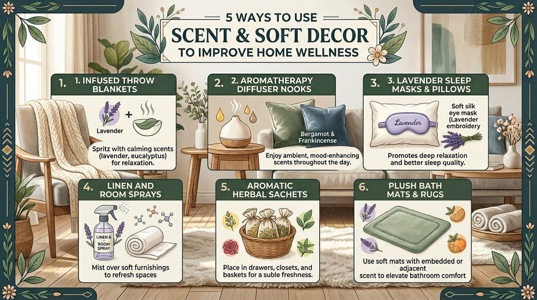 5 Ways to Use Scent and Soft Decor to Improve Home Wellness