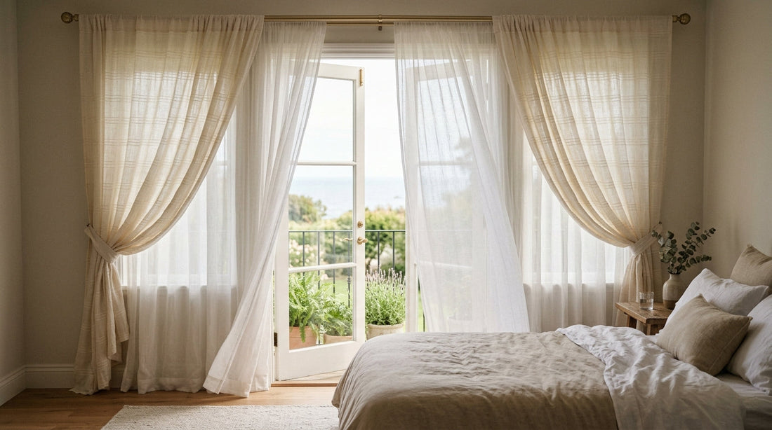 The Art of Sheer Curtain Layering for a Breezy Bedroom