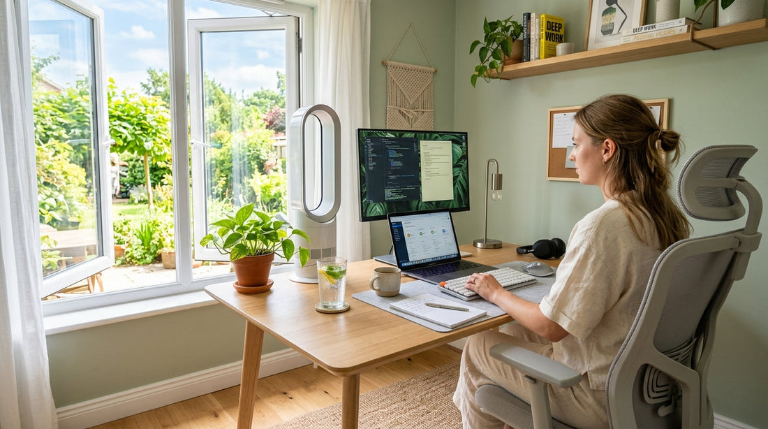 Summer Home Office: Desk Settings for Focus and Coolness