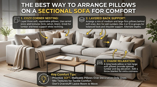 The Best Way to Arrange Pillows on a Sectional Sofa for Comfort