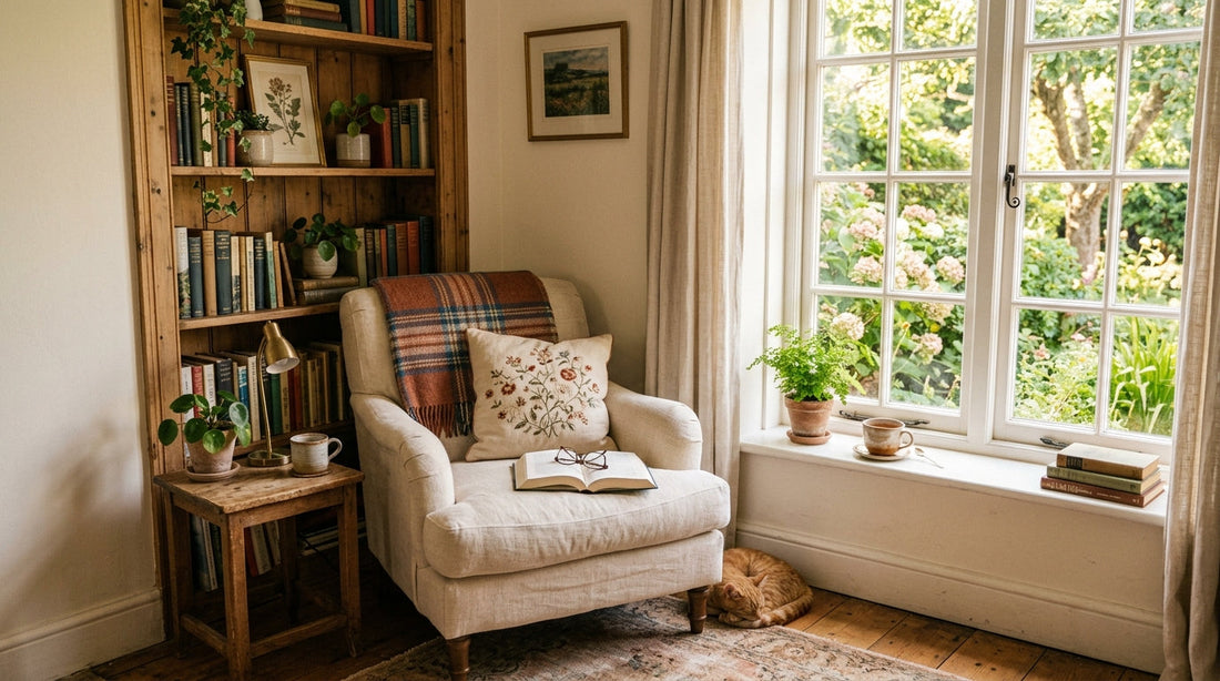 Designing a Small Reading Nook in a Sun-Drenched Corner