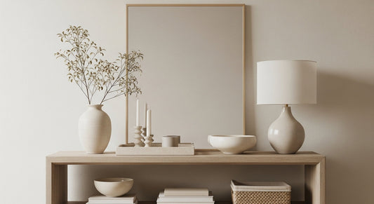 How to Style a Console Table with Minimal Pieces That Feel Luxurious