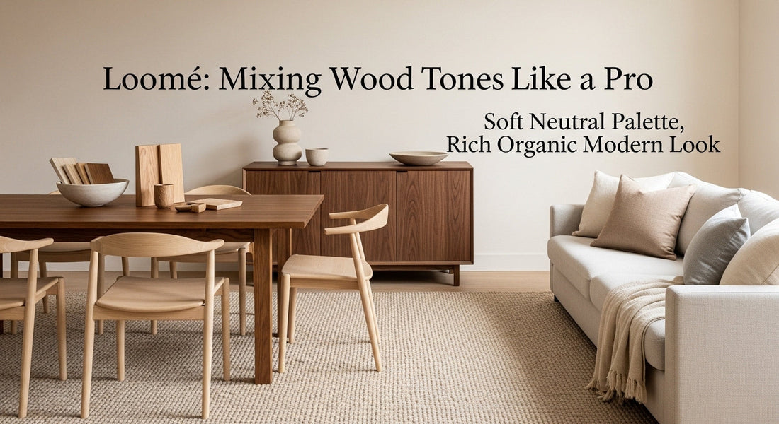 How to Mix Different Wood Tones with Beige Decor