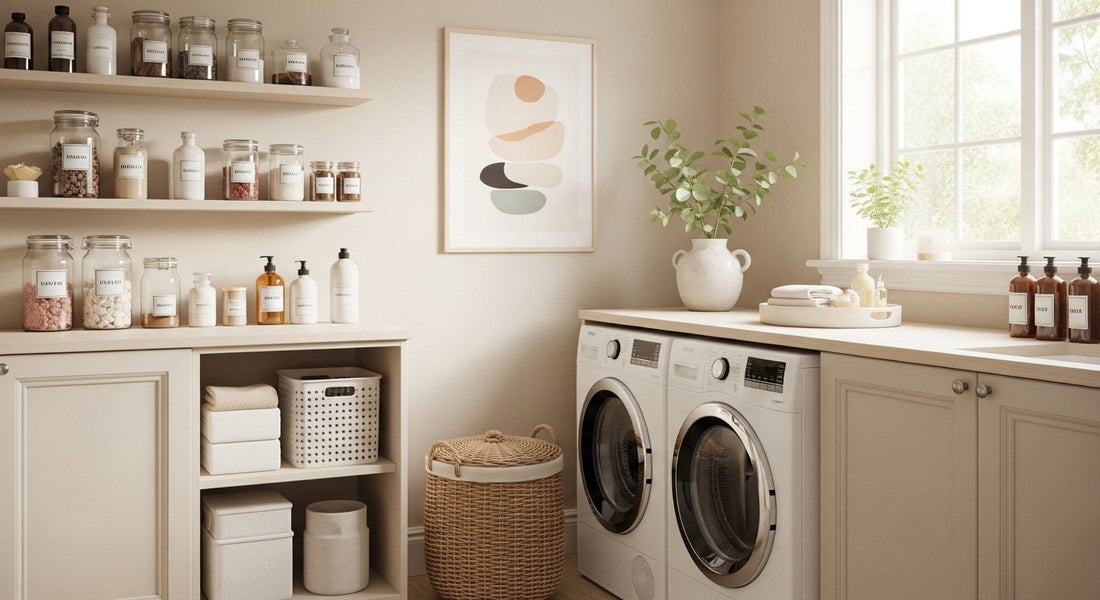 How to Decorate a Laundry Room to Make Chores Feel Calmer