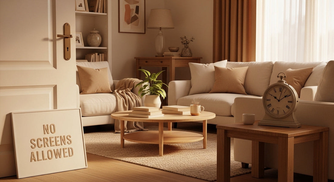 Creating a Tech-Free Sanctuary in Your Living Space