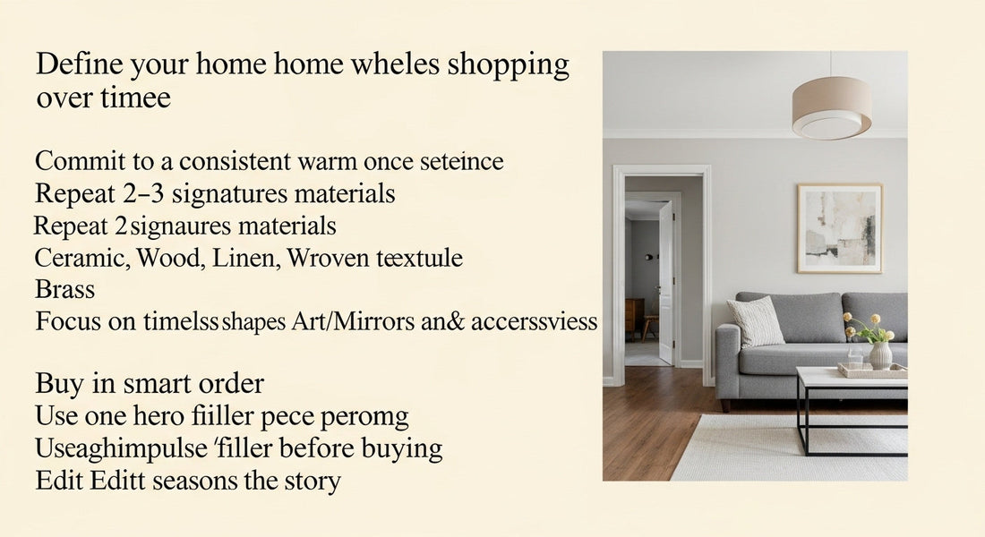 How to Create a Cohesive Home Look When You Shop Over Time