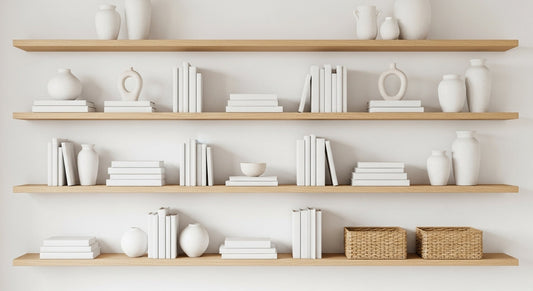 How to Style Open Shelves Without Making Them Look Cluttered