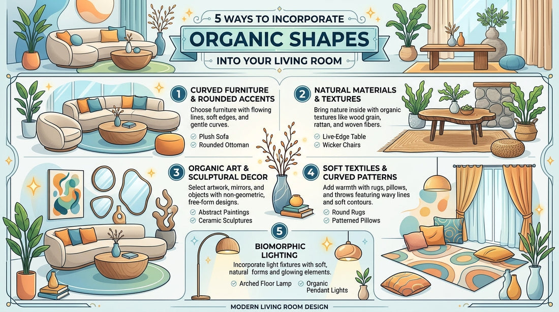 5 Ways to Incorporate Organic Shapes into Your Living Room