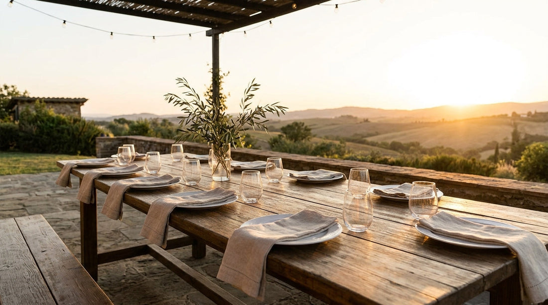 The Art of Minimalist Tablescapes for Outdoor Summer Dining