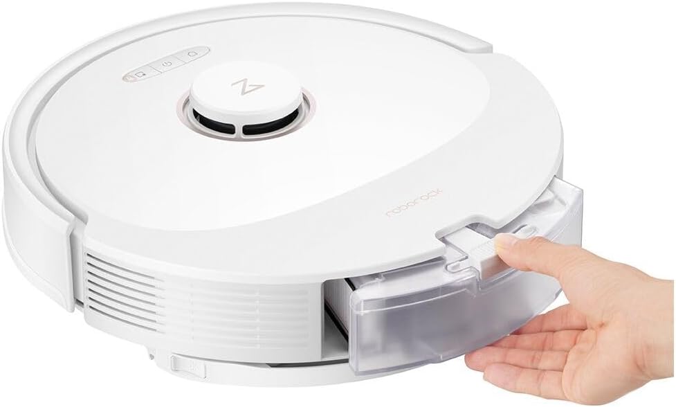 roborock Q8 Max Robot Vacuum and Mop Cleaner, DuoRoller Brush, 5500Pa Strong Suction, Lidar Navigation, Obstacle Avoidance, Multi-Level Mapping, Perfect for Pet Hair