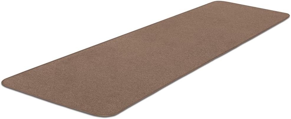House, Home and More Outdoor Carpet Runner - Brown - 4 Feet x 20 Feet