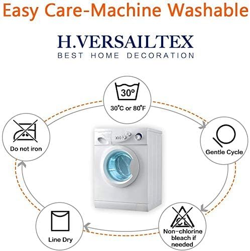 H.VERSAILTEX Velvet Stretch Couch Cushion Cover Plush Cushion Slipcover Cushion Furniture Protector Seat Cushion Sofa Cover (2 Piece Large Sofa Cushion Covers, Vintage Green)