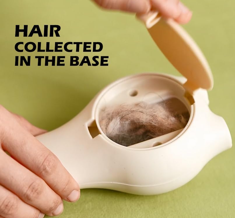 Lint Remover for Travelling, Mini Hair Remover for Clothes, Dog Cats Hair Remover, Mini Lint Brush, Better Than Lint Roller, Fur Cleaning Brush C (Yellow)