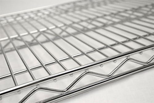 Omega Products Corporation 30" Deep x 36" Wide x 14" High Chrome Stationary Dunnage Rack