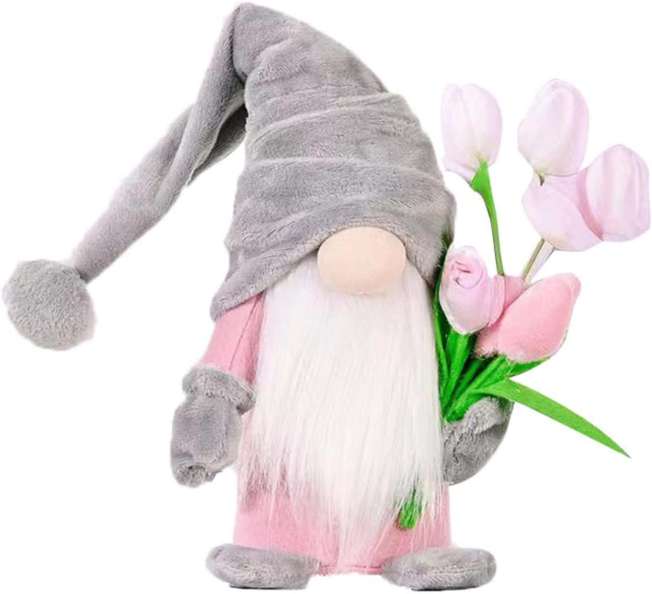 Fall Decoration for Home,15 inch Fall Gnomes Plush Decor for Tiered Tray, Thanksgiving Gnome Plush Doll Swedish Gnomes Gifts Autumn Table Decoration Home Tabletop Elf Doll,Grey