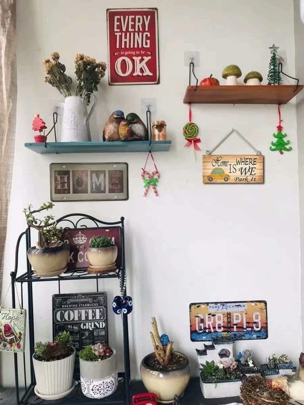 Welcome to Our Beautiful Chaos Sign, Farmhouse Wood Sign, Home and Living Room Decor Housewarming Gift Spring Home Decor (Beautiful Chaos) 6x18 Inch