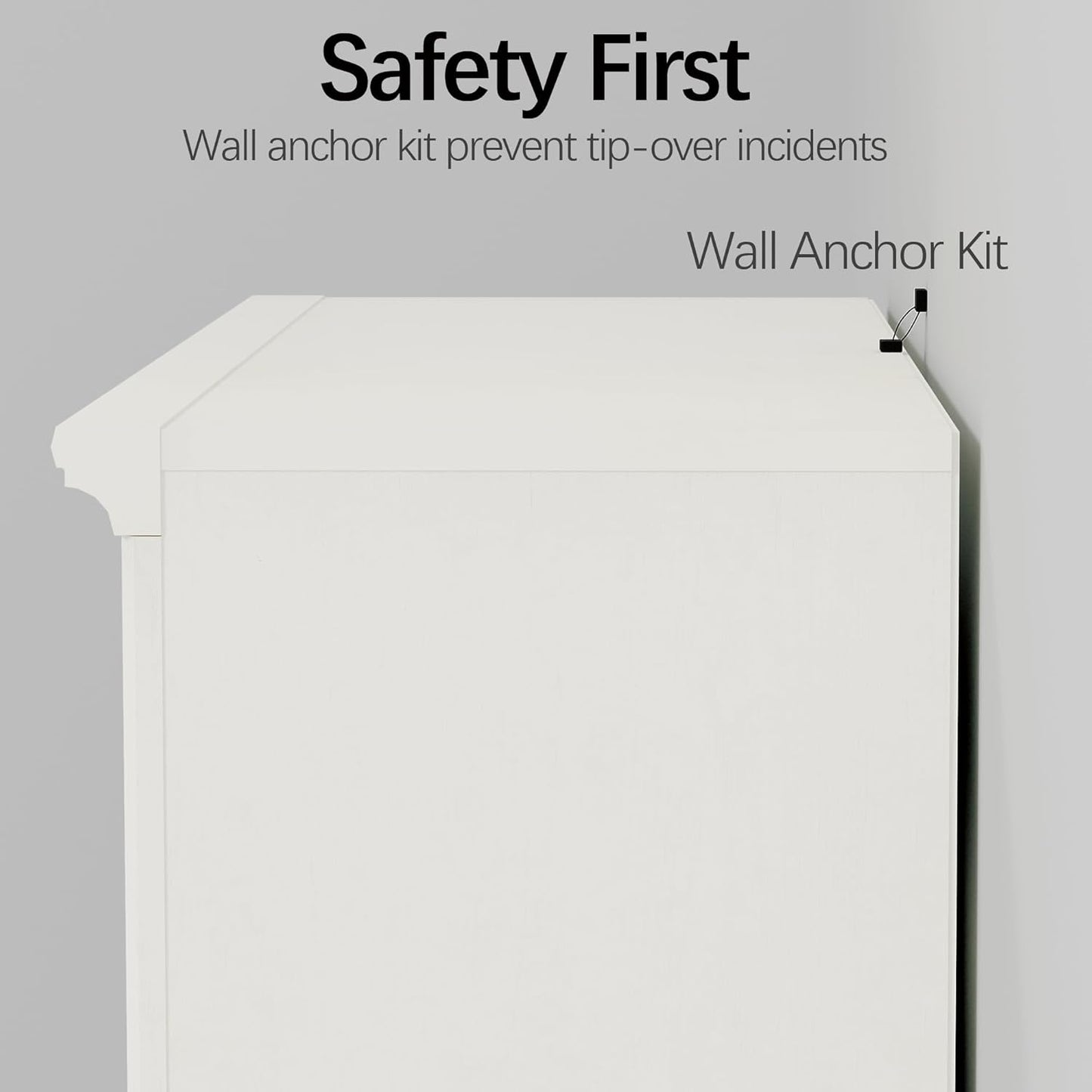 43 in Tall Bookcase, 3-Tier Bookshelf Open Storage, 33 inch Wide Floor Standing Indoor Furniture, Book Cases for Home School Library Office Bedroom Kids, White 3 Tiers