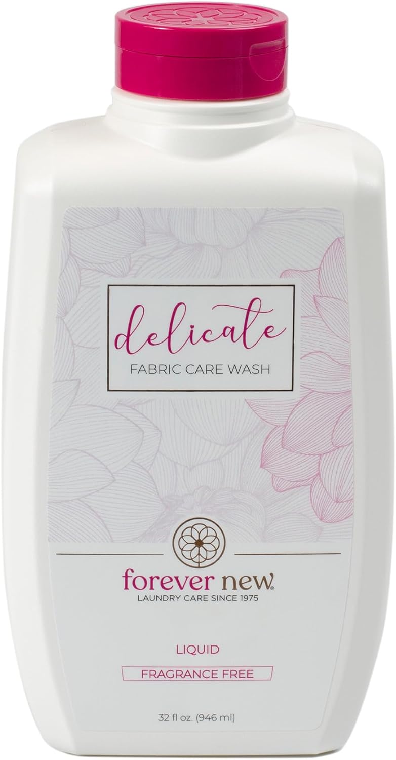 FOREVER NEW Liquid Laundry Detergent - Fabric Care Wash - Unscented, 32 Fl Oz