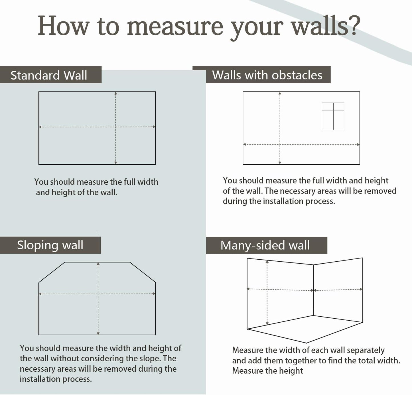 AFZEVEB-Black House with Trees Nursery Wallpaper murals for Bedroom 136"x96" (Not Peel and Stick)