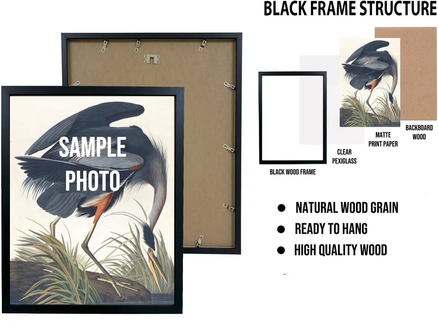Witch Cat Poster Art Print, Halloween Scary Vintage Wall Art Academia Spooky Painting Decoration for Horror Prints, Gothic Posters Bedroom Decor 89 (Witch Cat, 11 x 14 inches, Black Frame)