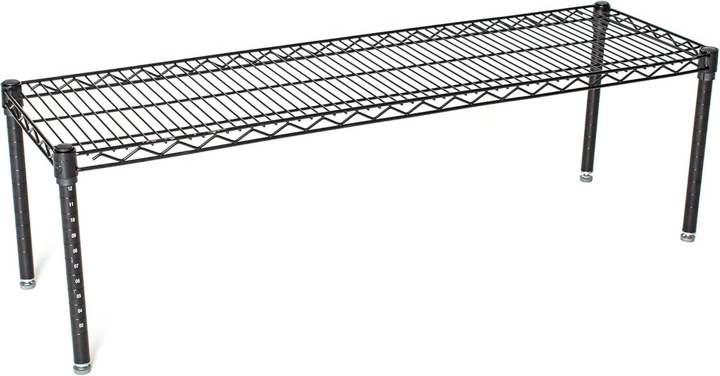 Omega Products Corporation 21" Deep x 48" Wide x 20" High Black Mobile Dunnage Rack