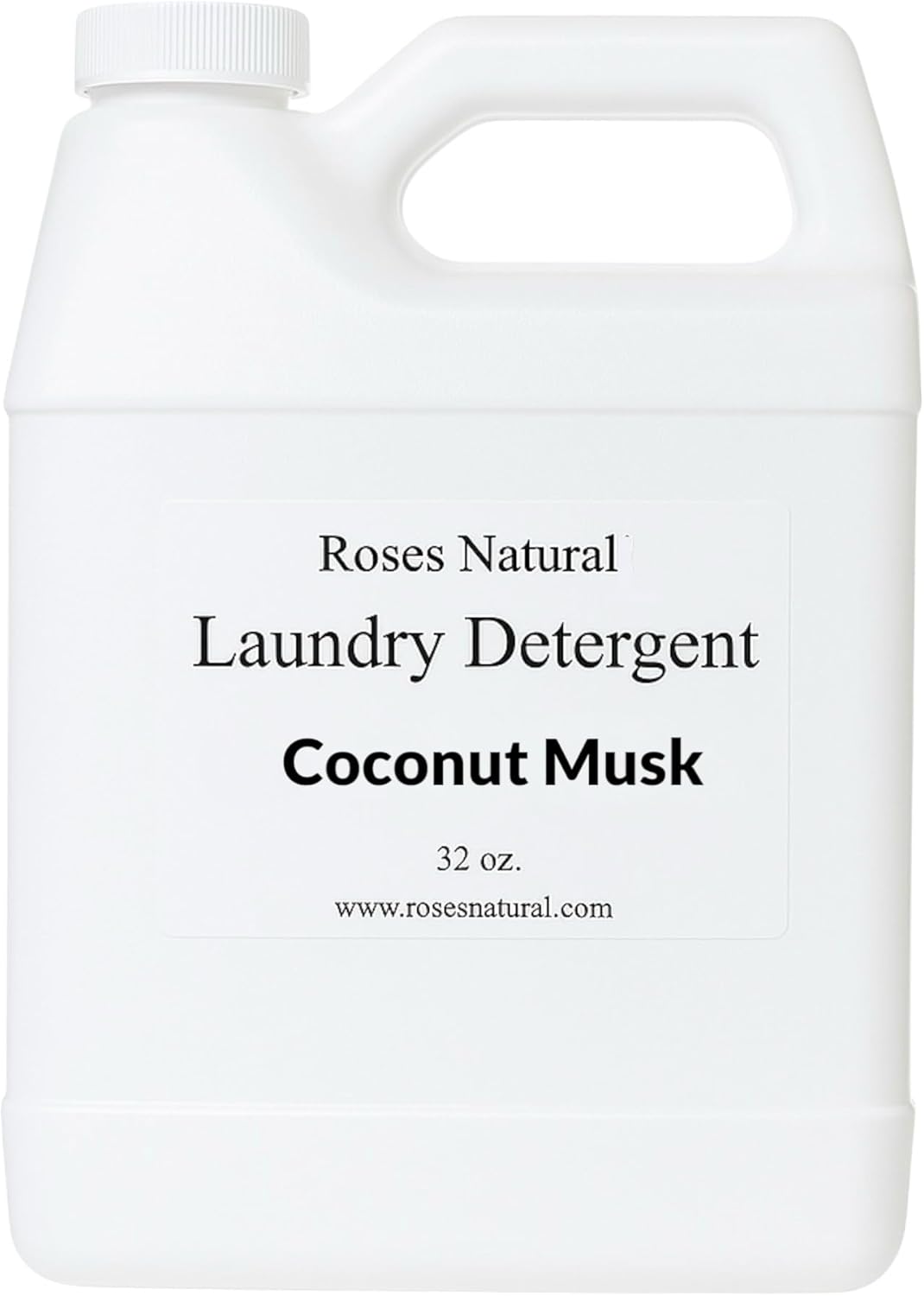 Plant-Based Liquid Laundry Detergent, 32 Fl Oz, Multiple Scents, HE Compatible (Coconut Musk)