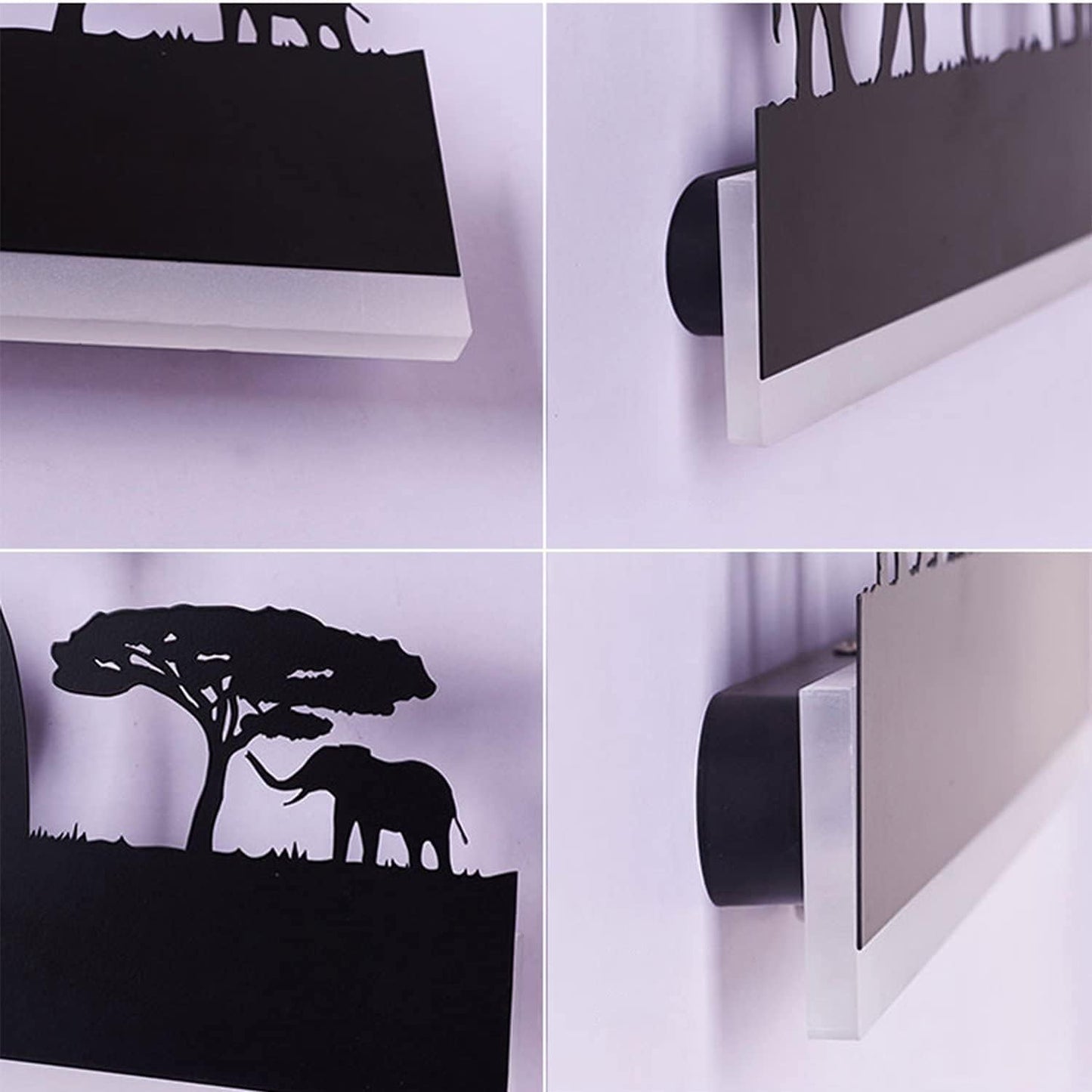 LED Wall Sconce Lamp Indoor Wall Mounted Light Up and Down Rustic Wall Light Animal Wall Lamp for Farmhouse Living Room Bedroom Cabinet Porch, 12W (Elephant)