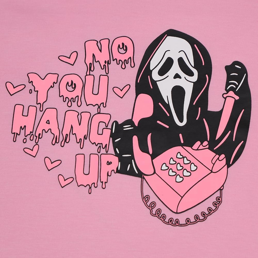 Tobrief Women's Long Sleeve V-Neck Shirts Fall Graphic Tees Loose Casual T-Shirt