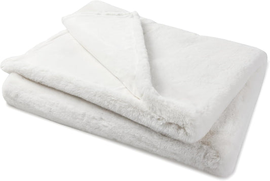 Nuzzie SnuggleLuxe Blanket - Vanilla (50"x60")