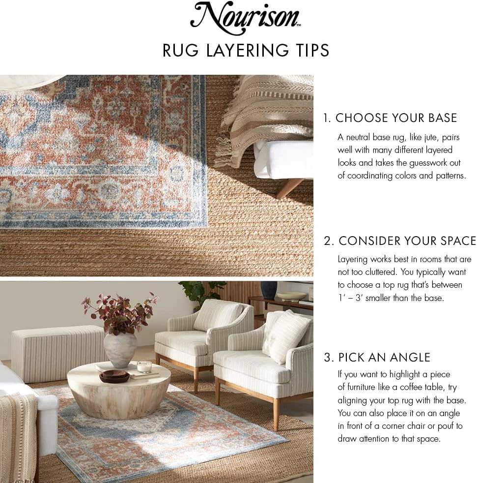 Nourison Home Positano Charcoal 8' x 10' Area Rug, Modern, Solid, Indoor/Outdoor, Easy Cleaning, Non Shedding, Bed Room, Living Room, Deck, Backyard