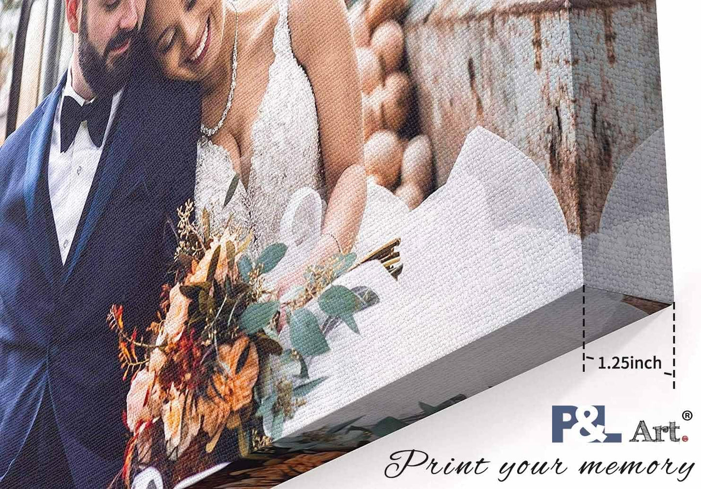 Personalized Custom Canvas Prints: Photo On Canvas (Framed Canvas, 24X32) Transform Your Photos into Stunning Framed Wall Art Digitally Printed Photo To Canvas Ideal for Home Decor
