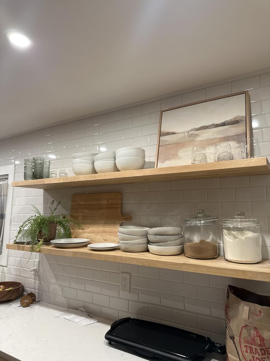 Hidden Shelf Brackets ， Floating Shelf Bracket ( Additional Brackets -NO Kits) 69 Inch -2 Pcs