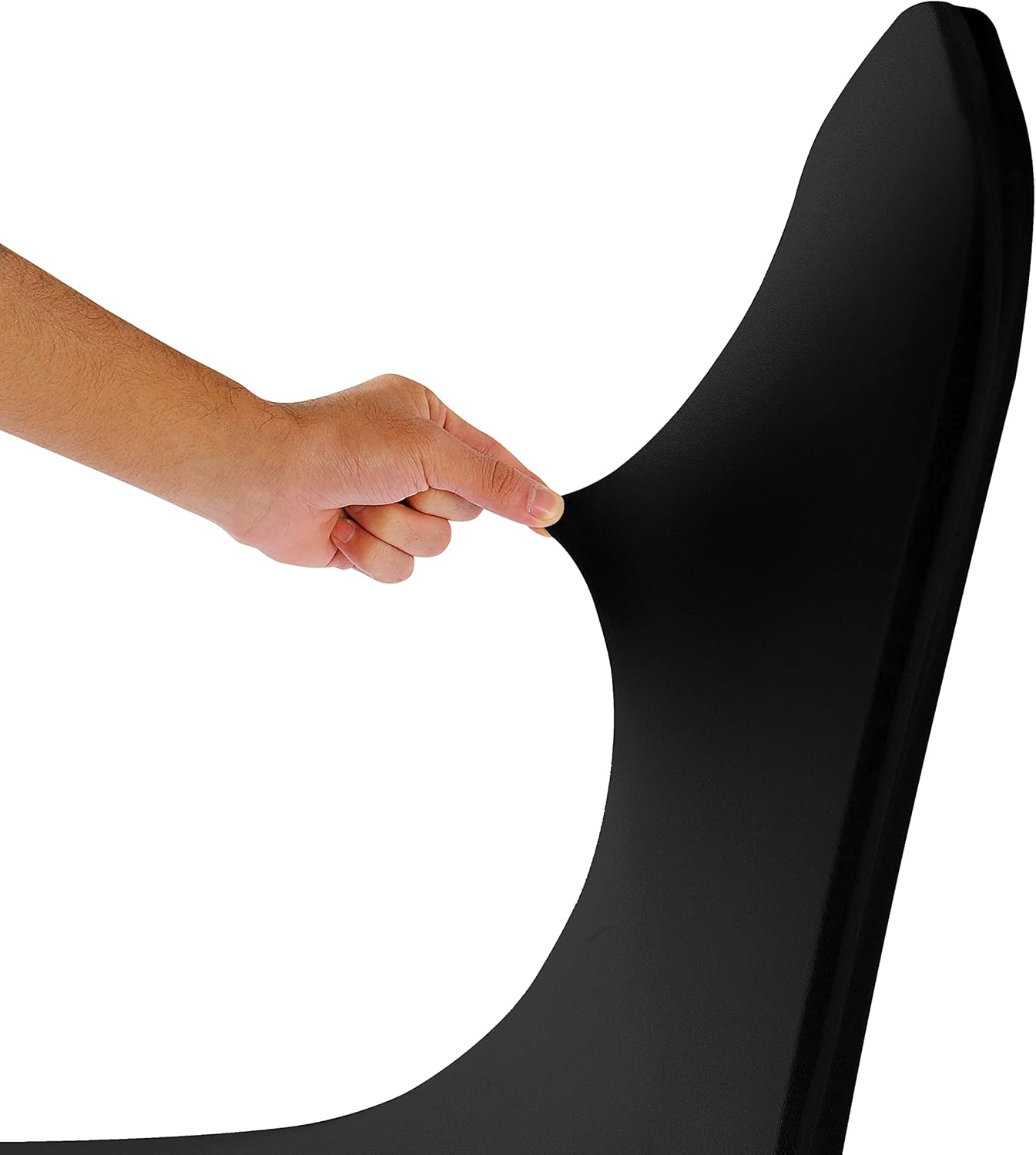 Spandex Chair Covers, 50PCS, Washable Protector for Living Room, Party, Banquet, Wedding, Hotel (Black)