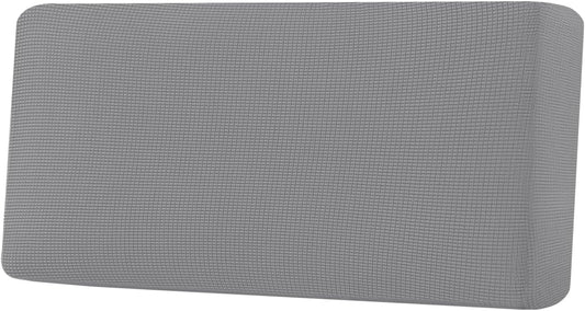 H.VERSAILTEX Super Stretch Individual Seat Cushion Covers Sofa Covers Couch Cushion Covers Slipcover Sets Thick Jacquard Textured Twill Fabric (1 Piece Sofa Cushion Cover, Dove)