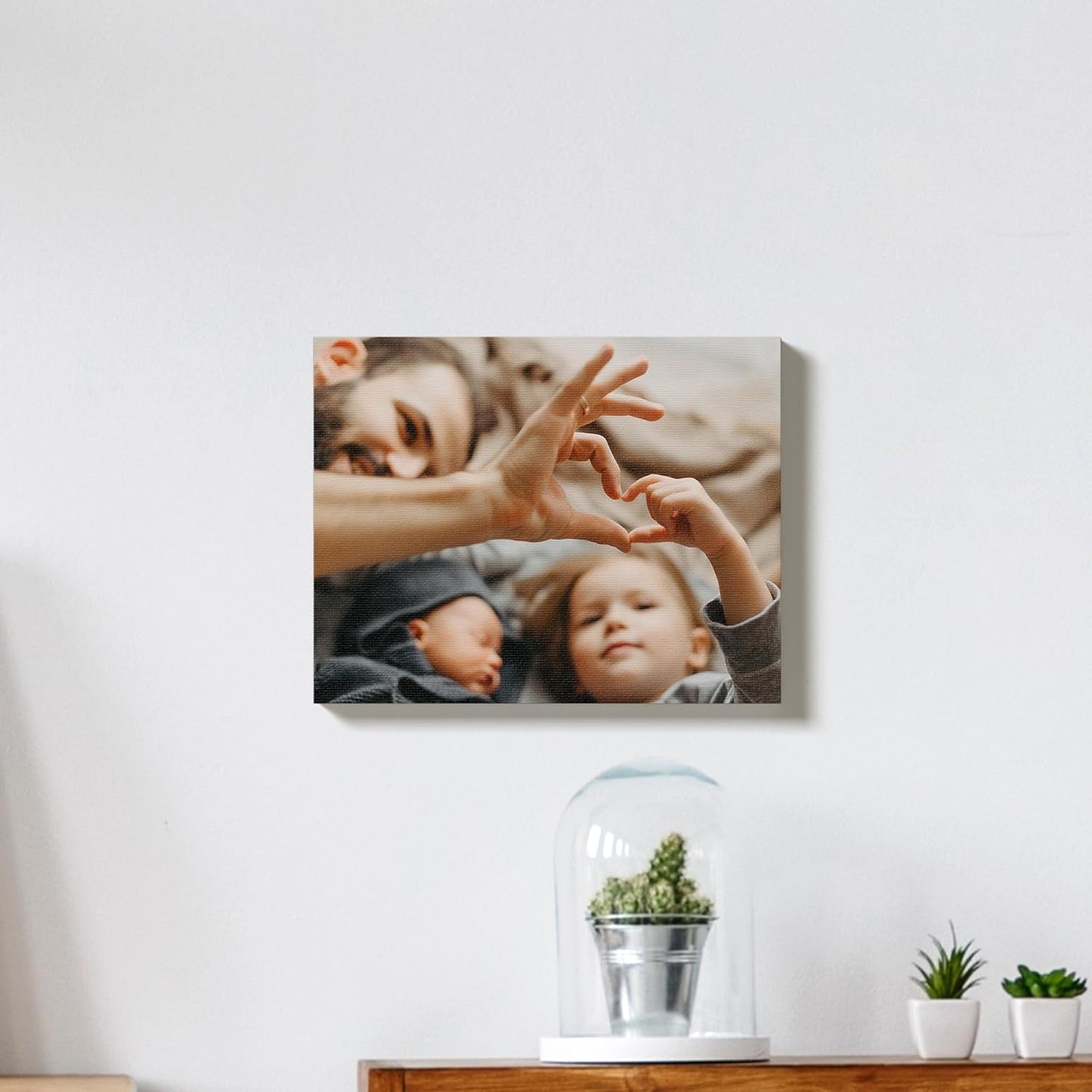 BuildASign Custom Canvas Prints with Your Photos – Personalized Picture To Canvas Wall Art, Perfect for Home Decor, Gifts & Keepsakes, Ready to Hang (24" L x 36" W x .75”D, Classic Brown)