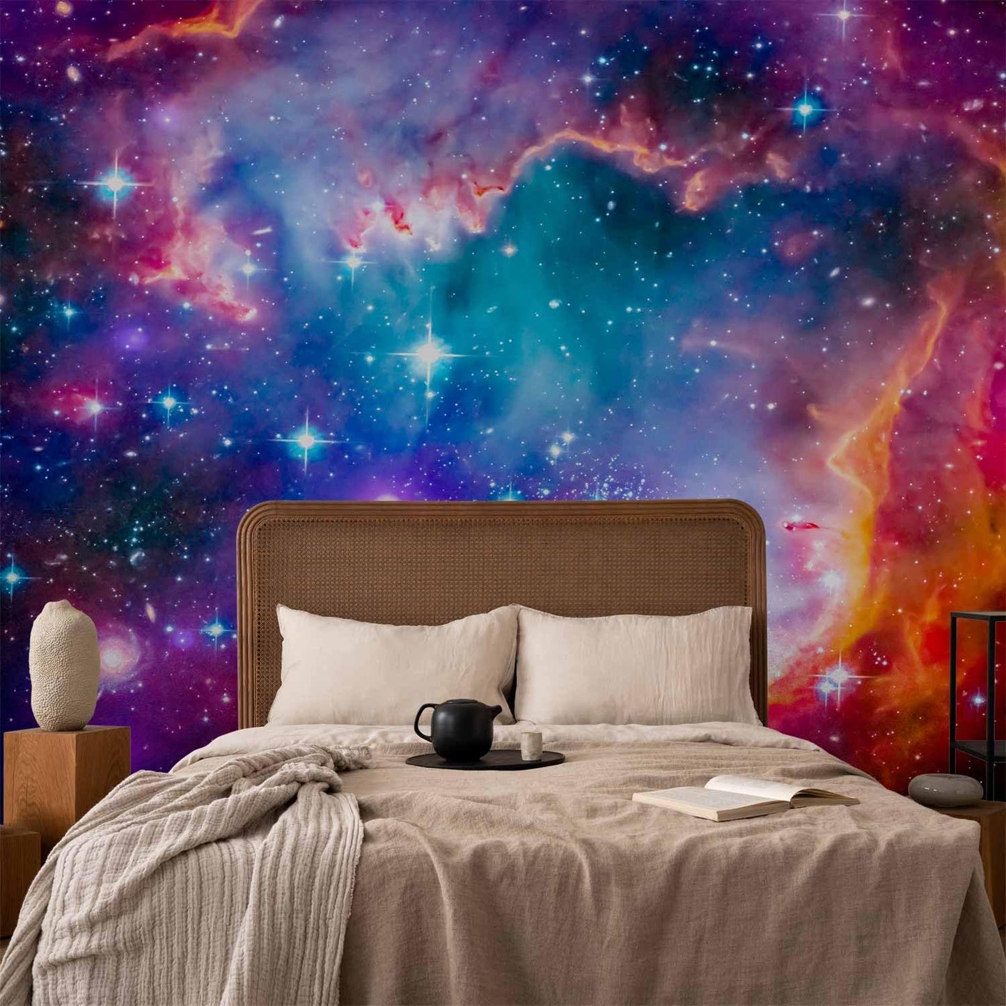 artgeist Premium Wall Mural Abstract 118x83 in - XXL Non-Woven Wallpaper Fleece Wall Decor Photo Print Picture Image Design Abstract Cosmos Sky Star i-G-10010-a-a