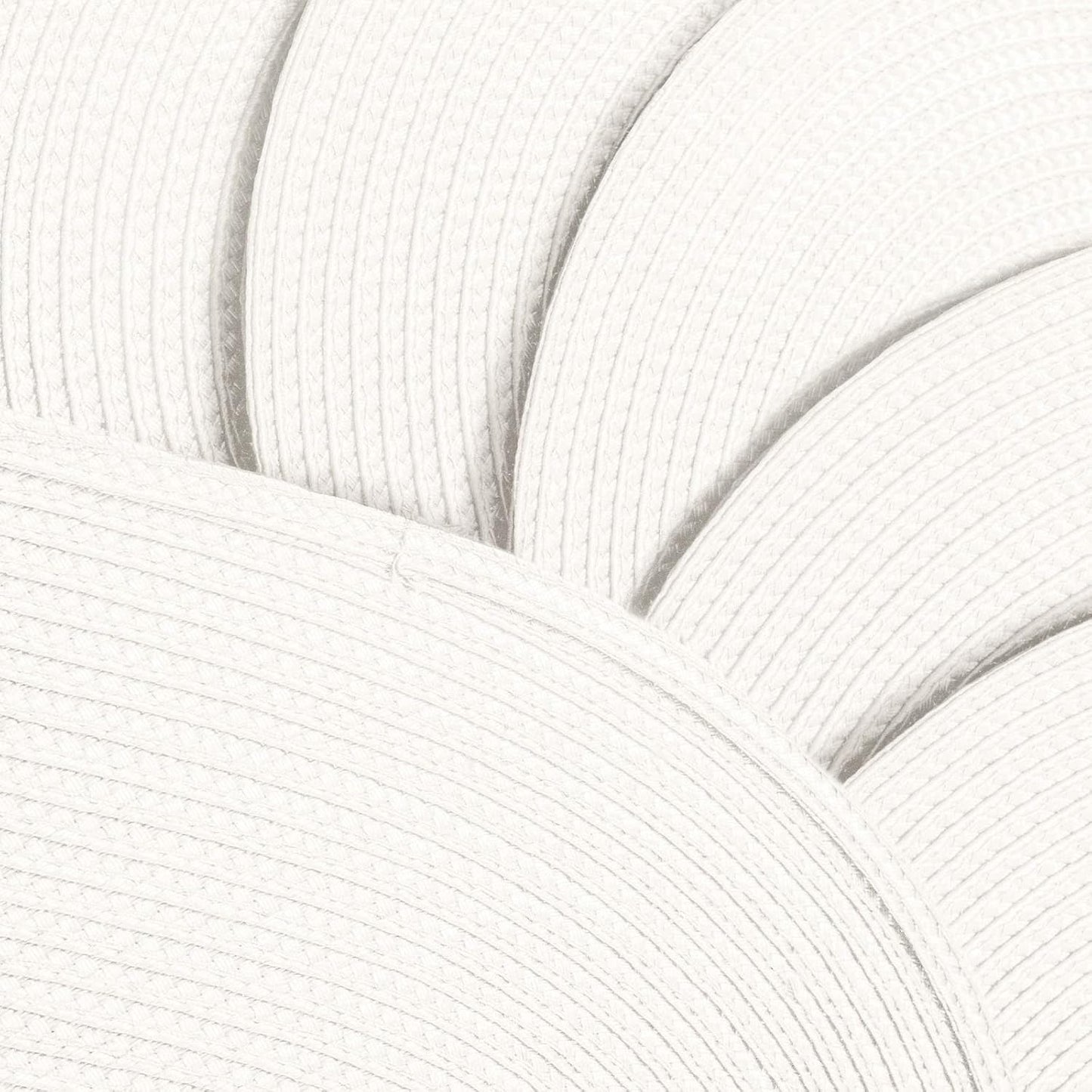 AHHFSMEI Placemats Set of 8 for Dining Table Washable Woven Vinyl Non-Slip 18x12 inches Placemat Heat-Resistant Durable Table Mats for Dining Table Easy to Clean (White, 8)
