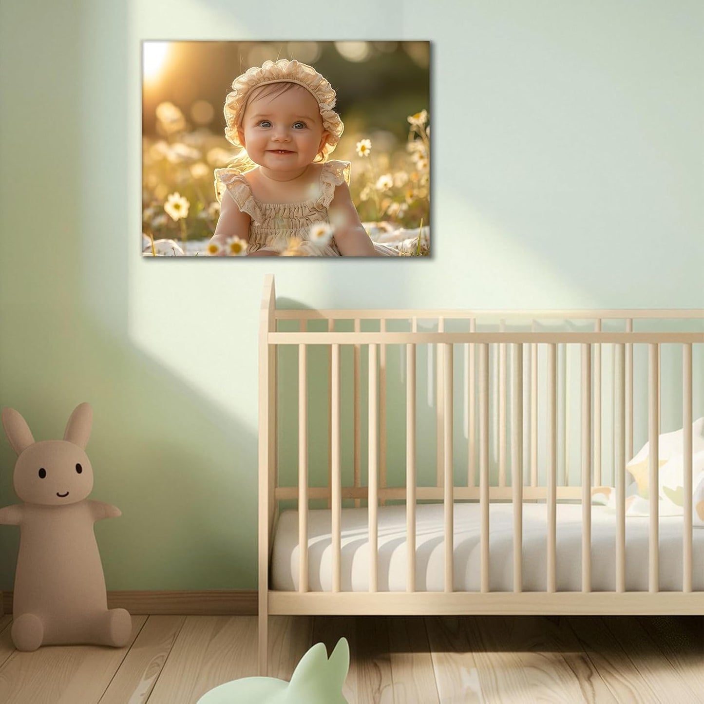 Personalized Pictures with Photos Custom Poster Prints Wall Art Prints Customize Canvas Wall Picture Framed for Living Room Wall Art 16x24in
