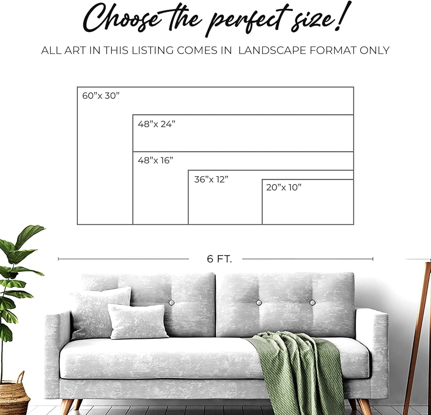 Tailored Canvases Gothic Family Wall Decor - Personalized Grunge Vintage Skeleton Room Decor for Home, Halloween Lovers, Men & Women for Bedroom, Living Room - Custom Couple Name, White Print, 60"x30"