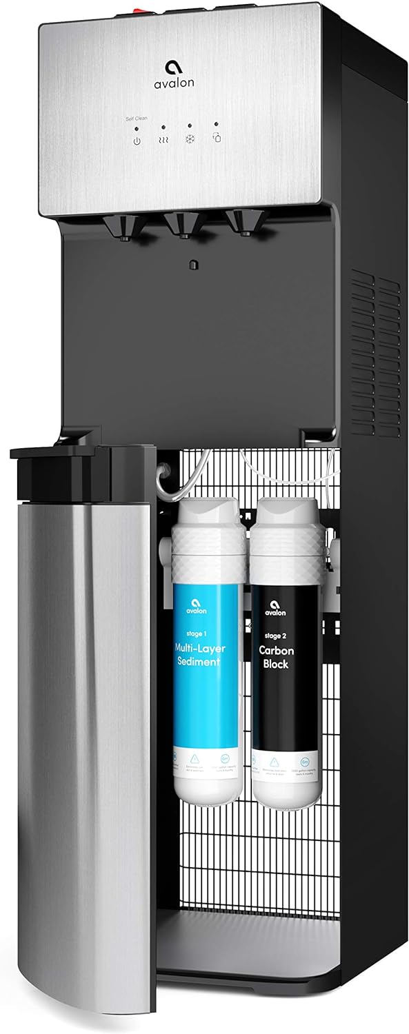 Avalon Genuine 2 Stage Replacement Filters For All Avalon Branded Bottleless Water Coolers NSF Certified, 2 Count (Pack of 1)