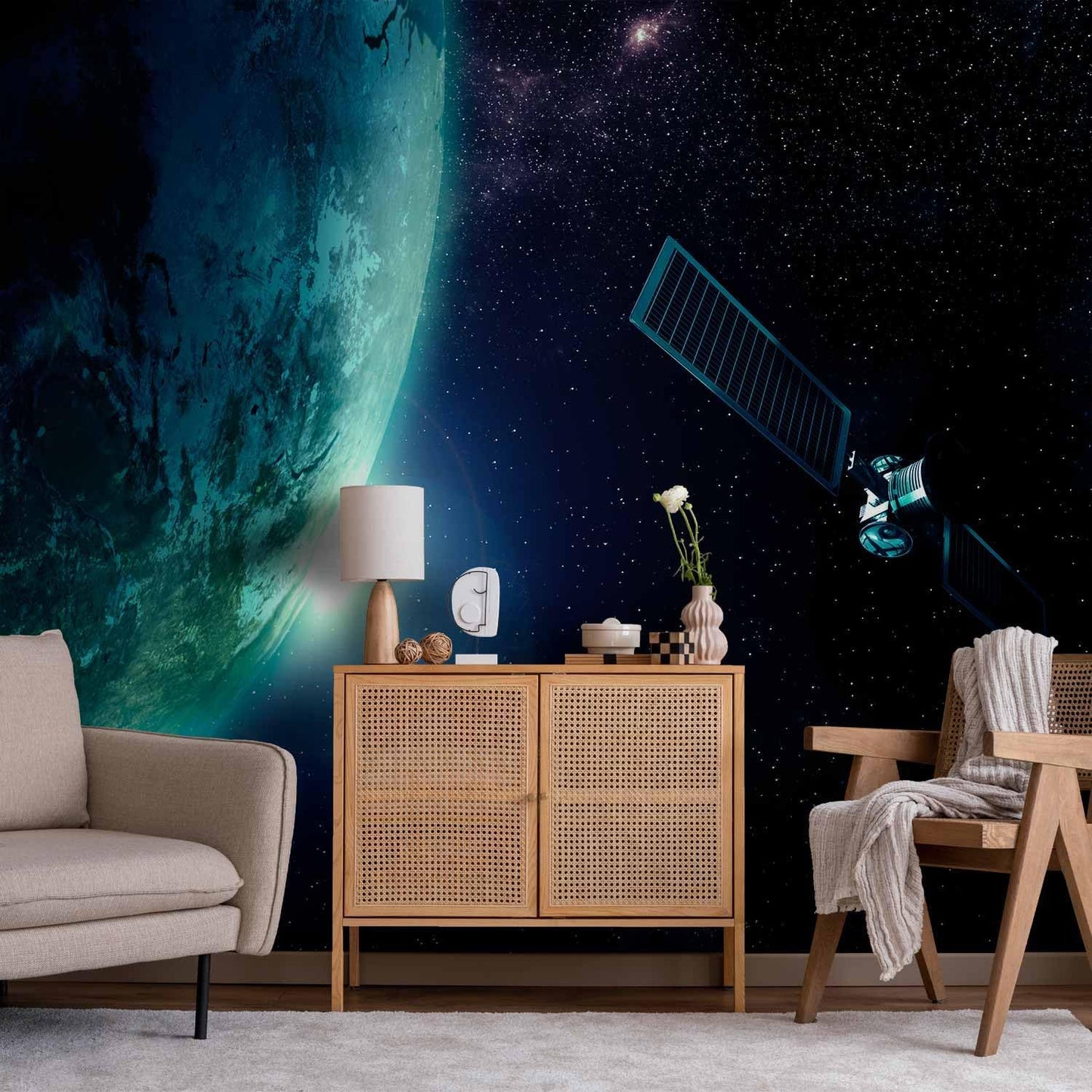 artgeist Wall Mural Cosmos Galaxy 79x55 in - XXL Non-Woven Wallpaper Fleece Wall Decor Photo Print Picture Image Design Home n-B-0007-a-c