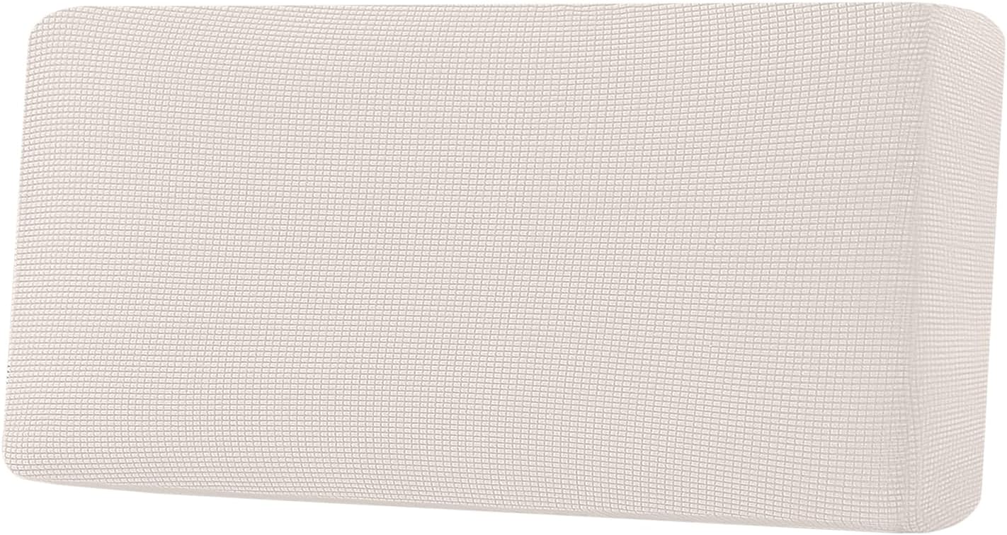 H.VERSAILTEX Super Stretch Individual Seat Cushion Covers Sofa Covers Couch Cushion Covers Slipcover Sets Thick Jacquard Textured Twill Fabric (1 Piece Sofa Cushion Cover, Ivory)