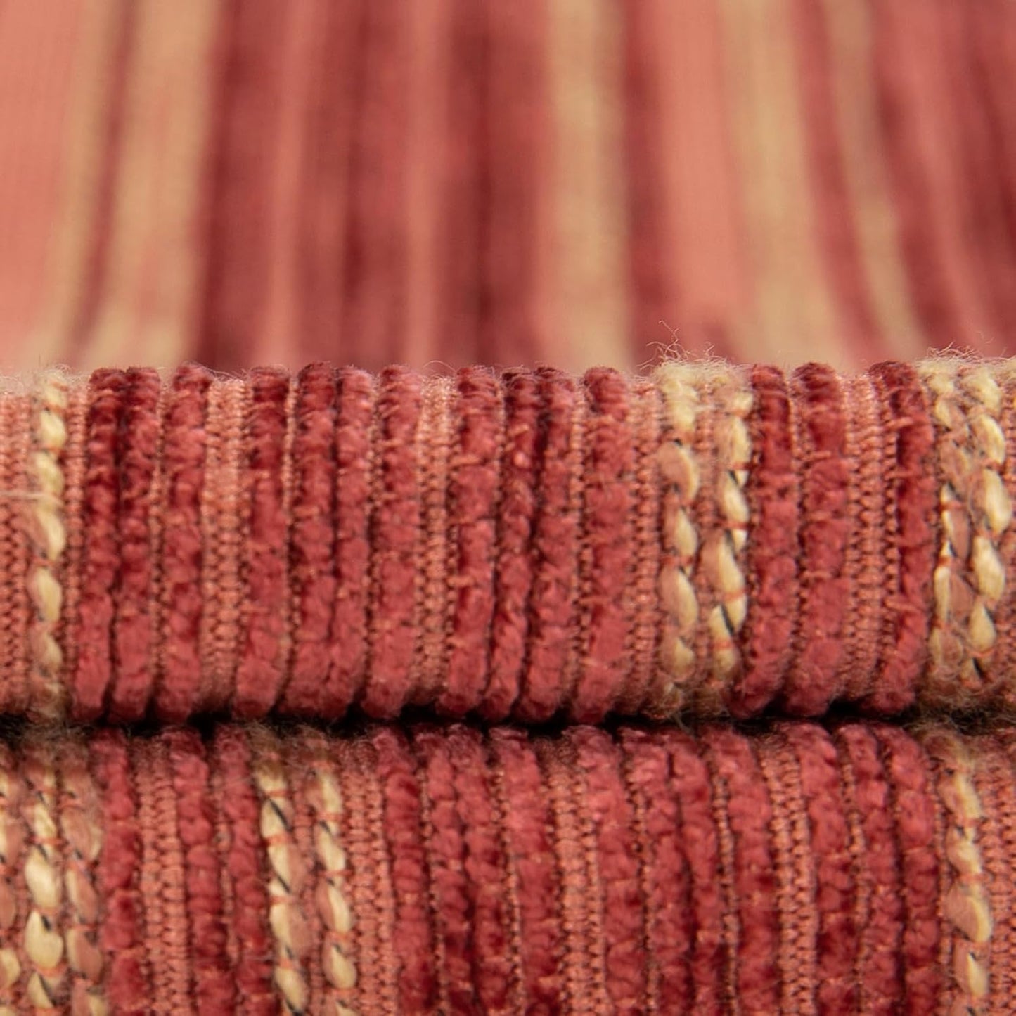 Yeiotsy Pillow Cases Bohemia, Pack of 2, Modern Striped Throw Pillow Covers Geometric Cushion Covers for Sofa Holiday Party Decoration (Red, 18 X 18 Inches)